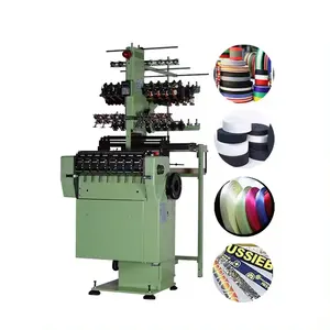 High Efficiency Needle Loom Machine Automatic Power Elastic Tape Belt Ribbon Shuttleless Weaving Loom