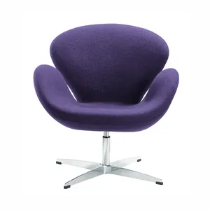 Современная мебель для гостиной высокого качества, оптовая продажа, бархатный стул, поворотный стул для отдыха, легкое кресло в форме яиц с металлической основой