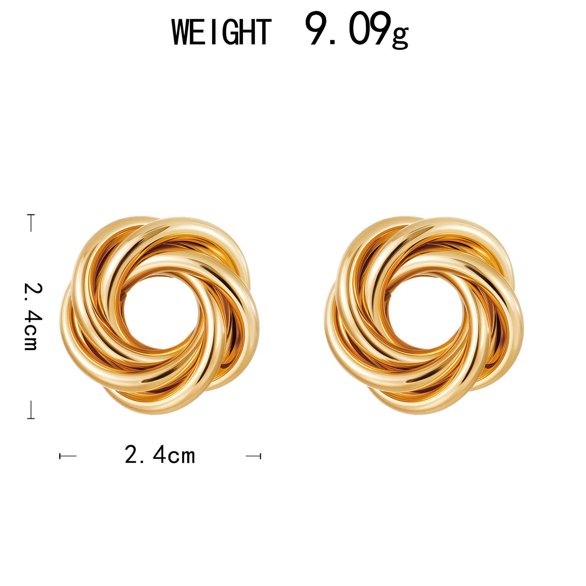 sku5483 golden ear clip