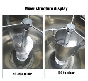 เครื่องผสมอาหารสแตนเลสแนวตั้ง100กก. เคลือบเมล็ด - Product Image 6