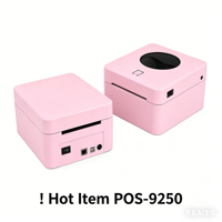 Imprimante d'étiquettes thermique de bureau POS9250 à utilisation simple, 104 mm, ZJ9250, commande d'impression ESC, imprimantes thermiques en stock, 203 dpi