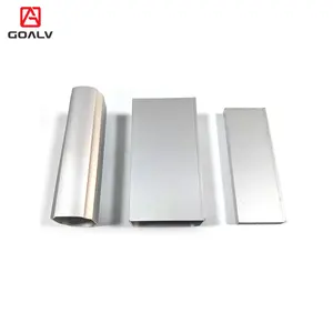 China Manufacturer Series 6000 Anodized Extrusion Durable Inner Grooved Aluminum Profiles Alloy