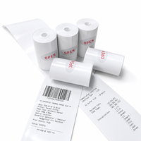 Rouleau de papier thermique 57x40mm, imperméable, résistant à l'huile, résistant aux déchirures, papier synthétique pour magasin de détail