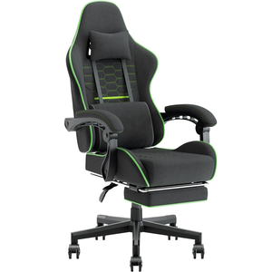 Massage lombaire de haute qualité gris Racing <span class=keywords><strong>Gamer</strong></span> chaises <span class=keywords><strong>Angle</strong></span> réglable 360 degrés pivotant ascenseur chaises de <span class=keywords><strong>bureau</strong></span> de jeu avec repose-pieds - Product Image 1