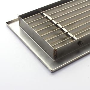 Вентиляции и кондиционирования воздуха стены регистрирует из нержавеющей стали, выдерживает температуру до 30 градусов, линейная планка решеток вентиляции - Product Image 3