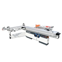 Scie à table coulissante robuste 380V 5.5KW pour le travail du bois, scie à table coulissante de type MS professionnelle pour la coupe du bois, version manuelle