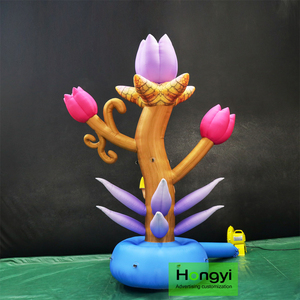 Árbol Inflable LED Personalizado con Soplador de Aire Grande, Árbol Inflable de Tallo de Frijol para Decoración de Escenarios de Eventos - Product Image 1