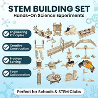 Kit de Manualidades de Madera 3D Hecho a Mano para Educación Científica en Escuelas Primarias, Invención DIY, Creatividad Infantil, Set de Física