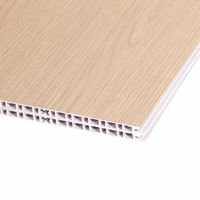 Panneau mural en PVC imitation bois imperméable, panneau mural à rainures pour chambre Airbnb