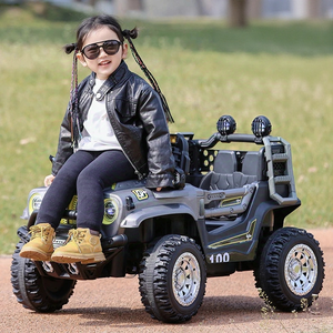 畅销书婴儿电动骑乘汽车4轮塑料2座越野儿童电动车 - Product Image 4