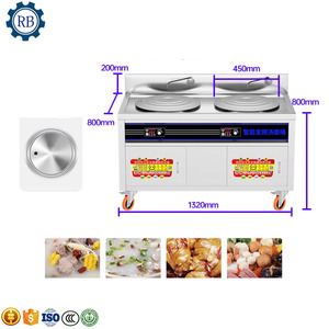 Olla para Pasta de Doble Tanque, Hervidor de Fideos de Acero Inoxidable, Máquina para Cocinar Pasta para Restaurantes y Servicios de Catering - Product Image 3