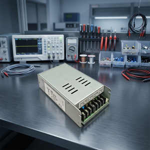 Module d'alimentation DC-DC industriel 12V pour l'éclairage LED dans les usines automatisées, les bras robotiques, la fabrication moderne, la ligne de production - Product Image 2
