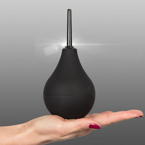 Balle pour lavement 220 ml noire unisexe, produit de nettoyage pour irrigateur vaginal et anal - Product Image 1