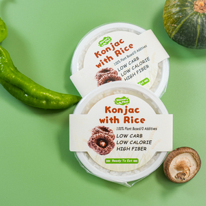 Riz Shirataki sain et rapide avec germe de riz, prêt à consommer, riz micro-ondable, repas instantané, pratique pour le temps de travail - Product Image 4