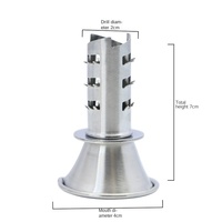 Europese Amerikaanse Mini Manual Fruit Juicer 304 Roestvrij Staal Sinaasappel Citroensap Extractor Duurzaam Metalen Groentegereedschap