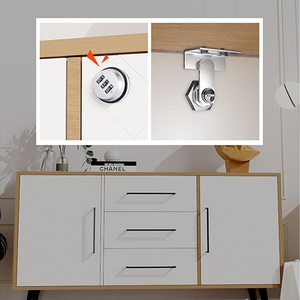 לוקרים דיגיטליים מנעול ריהוט מגירת מנעול <span class=keywords><strong>3</strong></span> דיגיטלי סגסוגת אבץ קוד דיגיטלי אבץ - Product Image 6