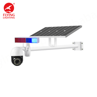 WiFi Flash Advertencia Panel solar Cámara de vigilancia de energía Reloj de seguridad industrial 100W 200W 300W Precio de luz de inundación