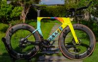 Cuadro de Bicicleta TT, Cuadro de Fibra de Carbono T800, Freno de Disco, Compatible con Di2, Cuadros de Triatlón
