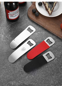 Décapsuleur personnalisé en acier inoxydable, double face, impression couleur, décapsuleur de bière gravé, décapsuleur plat - Product Image 3