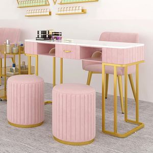<strong>Nail</strong> Table Station Furniture Manicure Portable Modern Salon Pink Cheap Tables Sets <strong>Tech</strong> <strong>Nails</strong> <strong>Desk</strong> for Black Art Mat - Product Image 3