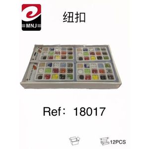 Bottoni Mnj 12 pezzi colori assortiti per riparazione di abbigliamento e artigianato - Product Image 3