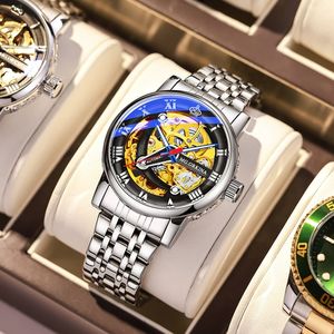 MG.ORKINA 111 Nuevo Reloj Mecánico para Hombre, Totalmente Automático, Resistente al Agua, Reloj de Moda Transparente y Hueco 2025 - Product Image 1