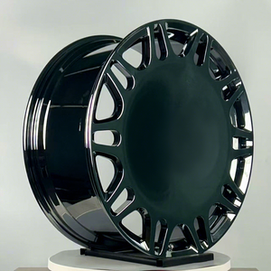 Rueda Monobloque Forjada de 20 y 22 Pulgadas en Aleación de Aluminio Negro Brillante para Mercedes Clase G <span class=keywords><strong>700</strong></span> AMG Clase S - Product Image 3