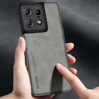 Funda de Teléfono de Piel Sintética de Oveja para Motorola Edge 70 60 Pro Ultra, Cubierta Trasera para MOTO X70 Air Pro Moto Edge 50 Fusion 60 Neo