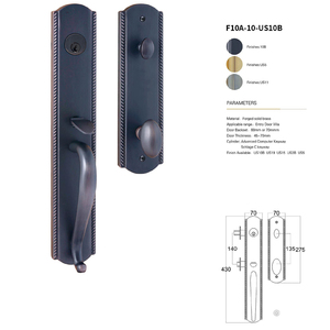 Vente en gros usine de serrures de porte sphériques pour hôtels et appartements de luxe, finition bronze huilé, pour portes intérieures, à verrouillage de confidentialité et de passage - Product Image 6