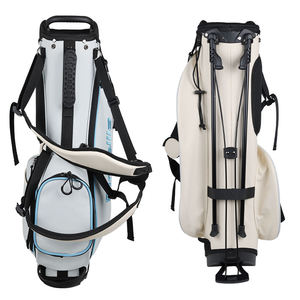 Sac de golf léger et portable en cuir PU, prix d'usine, imperméable, avec logo personnalisé, sac de golf durable - Product Image 2
