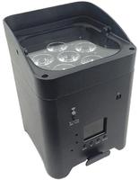 Projecteur D'Ambiance LED Sans Fil DMX, 6x18W RGBWAUV, Contrôlé par Téléphone Portable, Sur Batterie, Idéal Pour Mariage, Fête, Club, Jardin