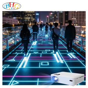 Sistema de Juego Interactivo Portátil de Proyección 3D en el Suelo, Proyector de Alta Resolución con Sensor de Movimiento Inmersivo para <span class=keywords><strong>Alquiler</strong></span> en Eventos - Product Image 1