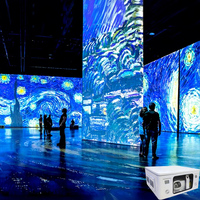 Projection laser interactive Immersive de mur/plancher de grand écran pour l'exposition