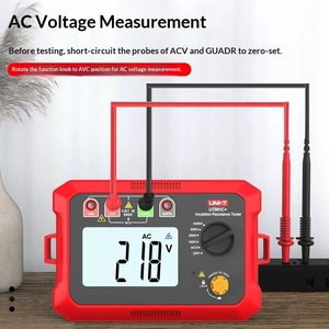 Megóhmetro Digital UNI-T UT501A/C, Probador de Resistencia de Aislamiento con Pantalla LCD, Clase de Precisión 1, 250V/1000V/500V - Product Image 3