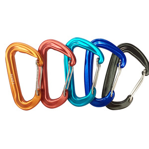 Mosqueton d'<span class=keywords><strong>escalade</strong></span> de type 12KND, lien <span class=keywords><strong>rapide</strong></span>, multifonctionnel, en aluminium, pour hamac et tente, usage dédié - Product Image 3