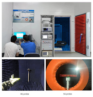 Antenne extérieure omnidirectionnelle 3-en-1 GPS/WiFi/4G LTE à polarisation verticale avec sortie de câble inférieure, étanche et fixation par vis
