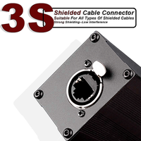 Caja extensora profesional de 4 canales XLR a RJ45, transmisión de red blindada CAT6 para iluminación de escenario, baluns de señal de Audio DMX512