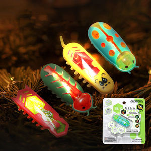 مجموعة ألعاب القطط التفاعلية المضحكة بتصميم جديد LED للحشرات ، لعبة ذكية للحيوانات الأليفة ، مجموعة ألعاب القطط الداخلية - Product Image 3