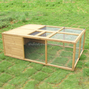 Casa para Mascotas Ecológica de Lujo SDR017, Jaula para Conejos de Madera Maciza para Animales Pequeños - Product Image 2