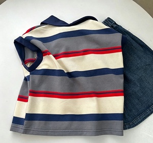 Ensemble décontracté pour garçon 2026 – Vêtements d'été tendance pour bébé, ensemble deux pièces sans manches pour enfants, style coréen, 100 % coton biologique doux - Product Image 6