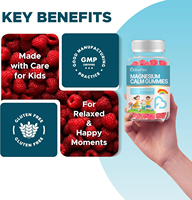 Gomitas Multivitamínicas para Niños, Sabor Fresa, Apoyo Inmunológico Diario para Niños, 1-2 Gomitas Diarias, 60 Cápsulas/botella, Marca Privada OEM