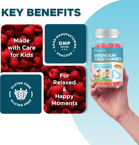 Gomitas de Magnesio para Niños al por Mayor, Sin Azúcar, con Pectina, para un Sueño Saludable, Relajación Muscular y Apoyo Óseo - Product Image 3