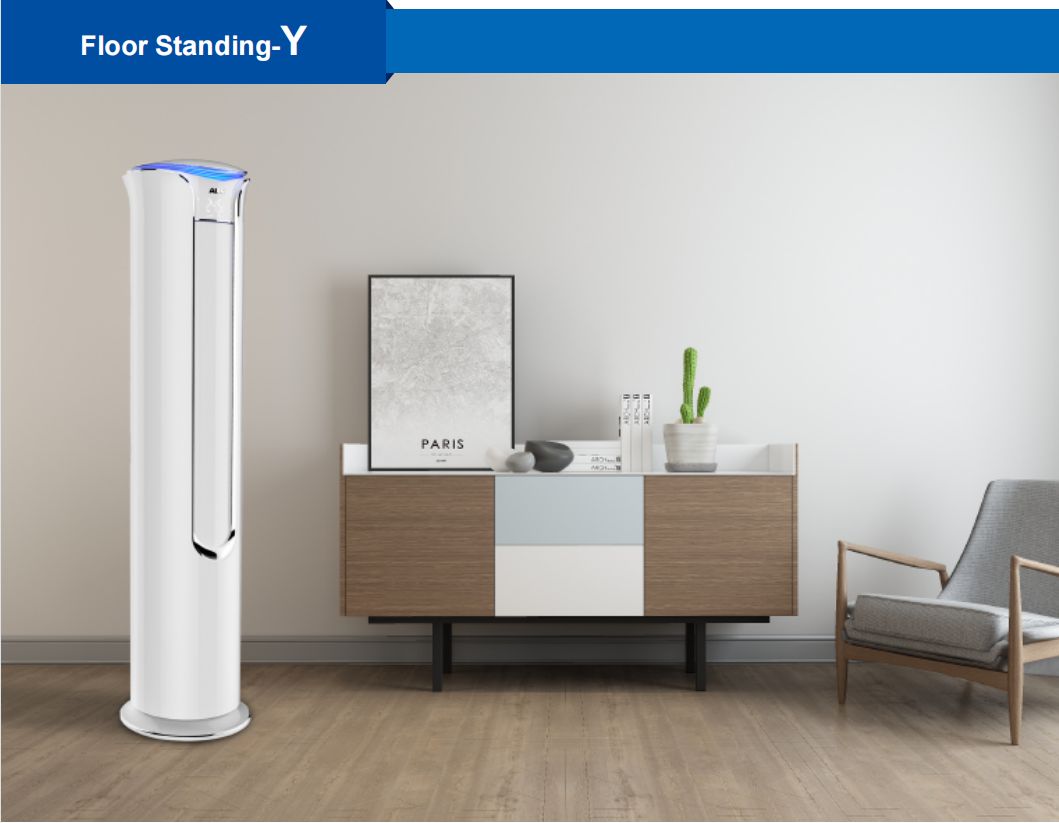 Multiple fan speed 24000btu home use floor standing air conditioner