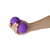 Balle de massage en silicone personnalisée en gros pour points de pression, idéale pour le dos et les pieds, soulagement des douleurs et thérapie des tissus profonds