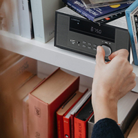 Système de haut-parleurs stéréo avec lecteur CD DVD, radio FM, Bluetooth et USB pour usage domestique
