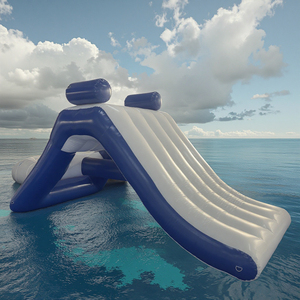 <span class=keywords><strong>Mini</strong></span> parque aquático comercial trampolim inflável com slide barato água ilha flutuante parque para venda - Product Image 2