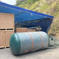 Compresseur de pièce de rechange de réservoir d'air industriel ASME 2000L 8KG pour compresseur d'air haute pression