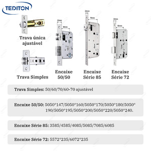 Tediton fechadura kỹ thuật số inteligente nhà Wifi RFID khách sạn khóa cửa thông minh khóa với máy ảnh và sinh trắc học - Product Image 3