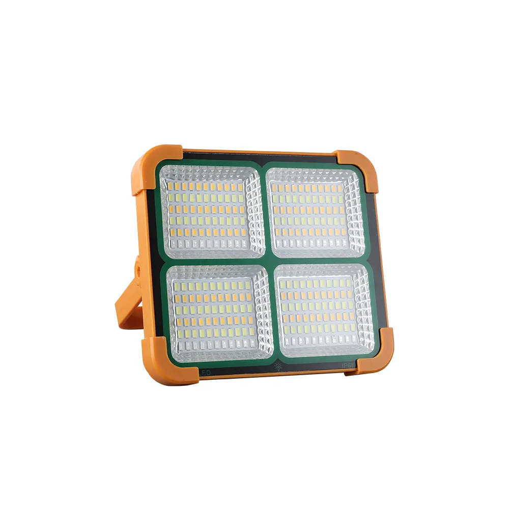 Yeni su geçirmez IP65 güneş led kamp lambası 5 ışık modları açık bahçe 2 şarj modları taşınabilir 100w /200w Led çalışma lambası