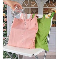 Sac fourre-tout pliable en nylon froissé, hydrofuge, pour courses, marché, vente en gros, logo personnalisé